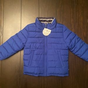 Gap Boys 4T Blue Reversible Puffer Coat. NWT
